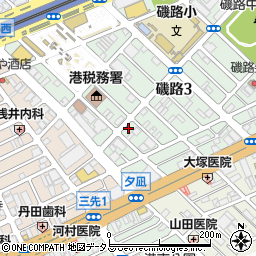 アペックス大阪営業所周辺の地図