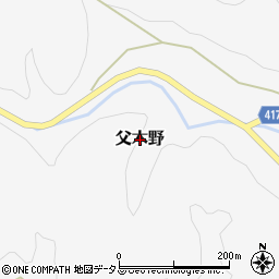 広島県神石高原町（神石郡）父木野周辺の地図