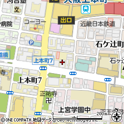 セコム株式会社　天王寺営業所周辺の地図