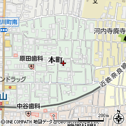 大阪府東大阪市本町10-2周辺の地図