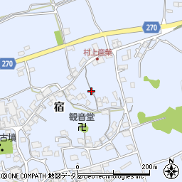 岡山県総社市宿676-2周辺の地図