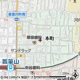 大阪府東大阪市本町9-2周辺の地図