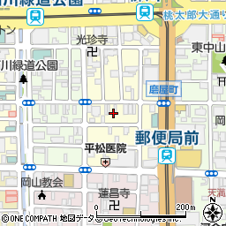 岡山県岡山市北区磨屋町7周辺の地図