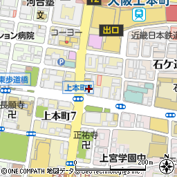 三井のリハウス上本町センター周辺の地図