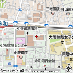 東大阪税理士会館周辺の地図