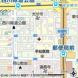 岡山県岡山市北区磨屋町7-2周辺の地図