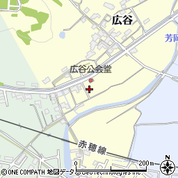 岡山県岡山市東区広谷302周辺の地図