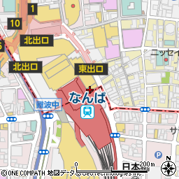 ビストロカラト 高島屋大阪店周辺の地図
