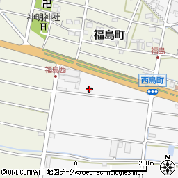 静岡県浜松市中央区西島町1258周辺の地図