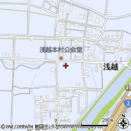 岡山県岡山市東区浅越229周辺の地図