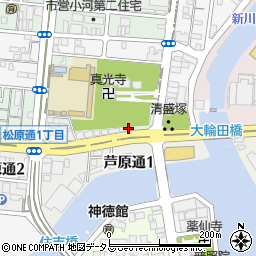 タナックス　神戸営業所周辺の地図