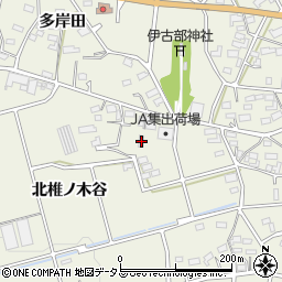 愛知県豊橋市伊古部町北椎ノ木谷369周辺の地図