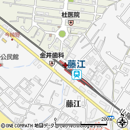 藤江駅周辺の地図
