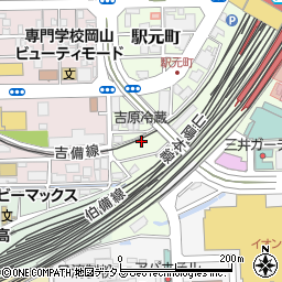 岡山県岡山市北区駅元町3周辺の地図
