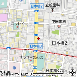 大阪府大阪市中央区日本橋2丁目9-20周辺の地図