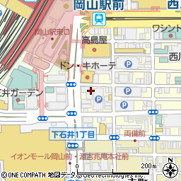 日本通運株式会社　岡山支店総合輸送相談周辺の地図