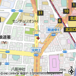 大阪府大阪市浪速区難波中1丁目周辺の地図