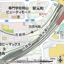 岡山県岡山市北区駅元町4周辺の地図