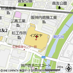 １００円ショップセリア　イズミヤショッピングセンター神戸玉津店周辺の地図