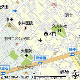 愛知県田原市神戸町西ノ門24周辺の地図