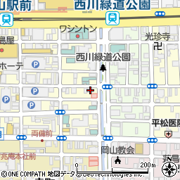 たん屋びぜん　岡山駅前店周辺の地図