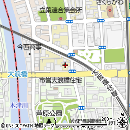 桜川テラス・西棟周辺の地図