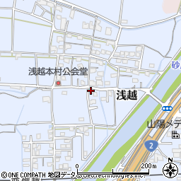 岡山県岡山市東区浅越236周辺の地図