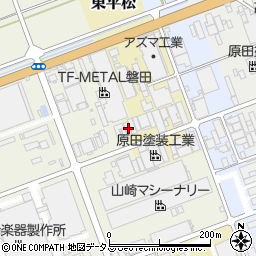 静岡県磐田市東平松443周辺の地図