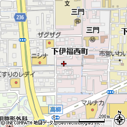 岡山県岡山市北区下伊福西町3-11周辺の地図