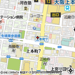 大阪情報コンピュータ専門学校周辺の地図