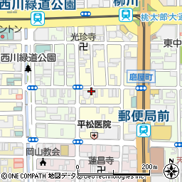 岡山県岡山市北区磨屋町7-3周辺の地図