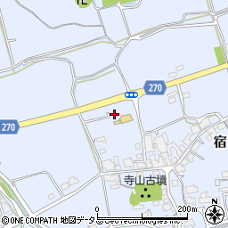 岡山県総社市宿415周辺の地図