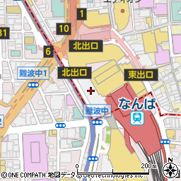 池田泉州銀行難波支店 ＡＴＭ周辺の地図