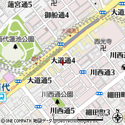 兵庫スバル　長田周辺の地図