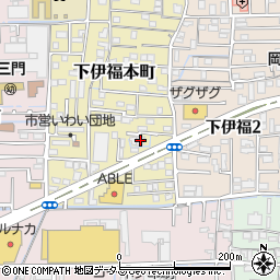 岡山県岡山市北区下伊福本町3-47周辺の地図