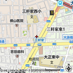 横川接骨院周辺の地図