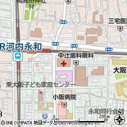 東大阪労働基準監督署　労働条件・解雇・賃金周辺の地図