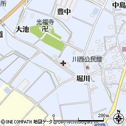 愛知県田原市豊島町大池145周辺の地図