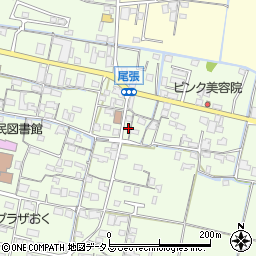 岡山県瀬戸内市邑久町尾張周辺の地図