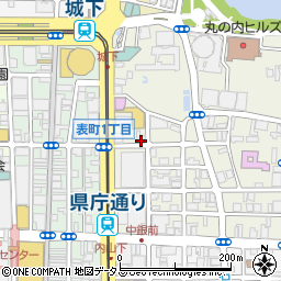 リパーク岡山丸の内１丁目第５駐車場周辺の地図