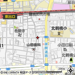 山本柔道整復鍼灸院周辺の地図
