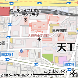 大阪府大阪市天王寺区筆ケ崎町周辺の地図