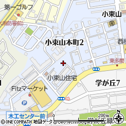 兵庫県神戸市垂水区小束山本町2丁目4周辺の地図