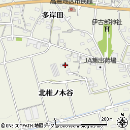 愛知県豊橋市伊古部町北椎ノ木谷周辺の地図