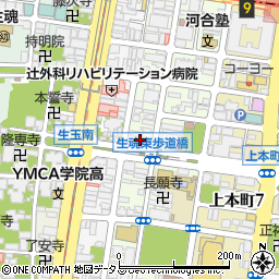 上本町どうぶつ病院周辺の地図