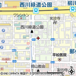 岡山県岡山市北区平和町5-20周辺の地図