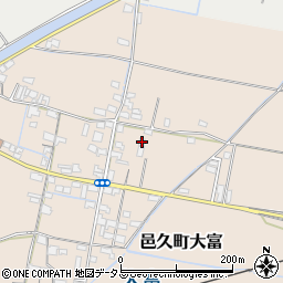 岡山県瀬戸内市邑久町大富396-5周辺の地図