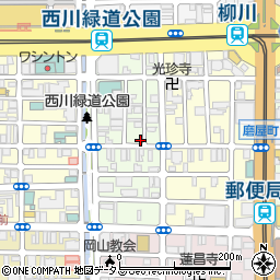 岡山県岡山市北区平和町4-15周辺の地図