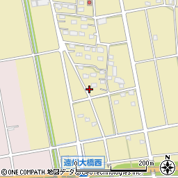 静岡県浜松市中央区三新町290周辺の地図
