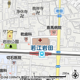 東大阪市立会館男女共同参画センター周辺の地図